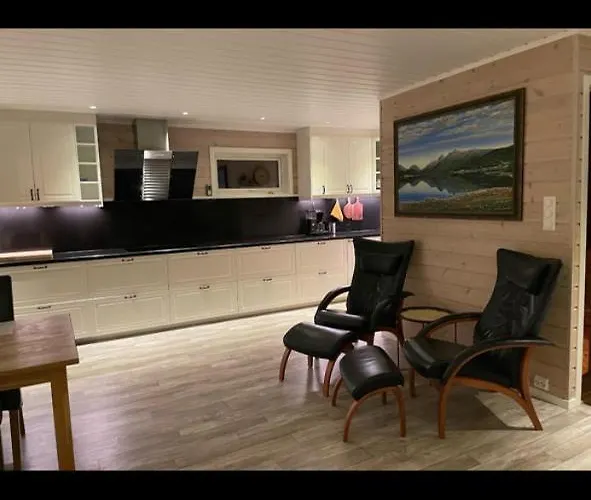 Nydelig Med Havutsikt Og Utendors Badestamp Hébergement de vacances Botnhamn